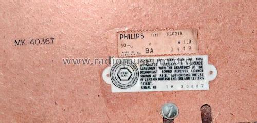 F5G21A ; Philips Electrical, (ID = 3126577) Radio