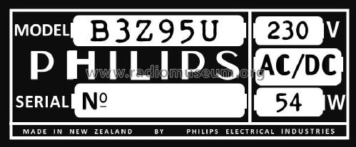 International Micromatic B3Z95U; Philips Electrical (ID = 2933643) Radio