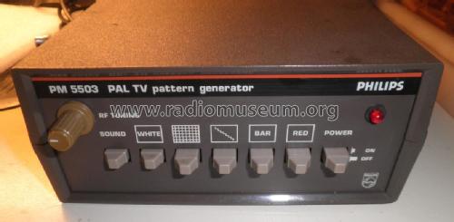 PAL TV Pattern Generator PM5503 G; Philips Electrical, (ID = 2486187) Ausrüstung