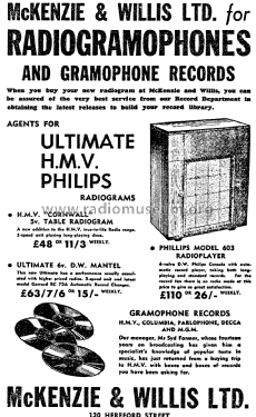 Radioplayer 603; Philips Electrical (ID = 2763766) Radio