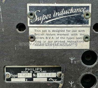 Superinductance 834C; Philips Electrical, (ID = 2688697) Radio