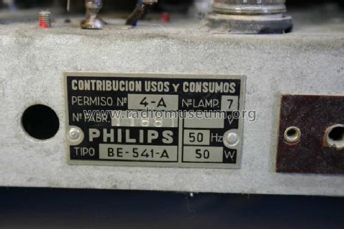 BE-541-A; Philips Ibérica, (ID = 342046) Radio