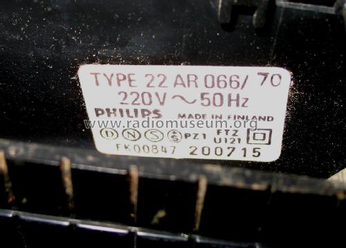 22AR066/70; Philips Finland - (ID = 540120) Radio