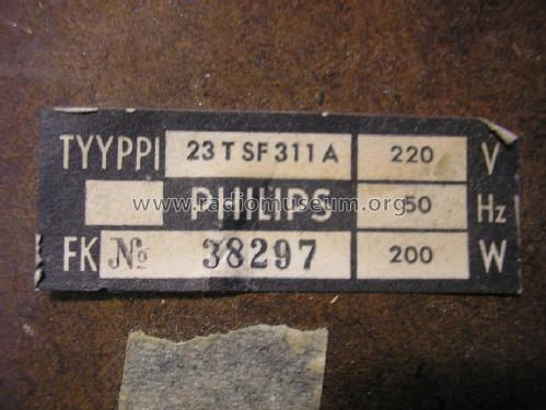 23-TSF-311 A; Philips Finland - (ID = 1229158) Television