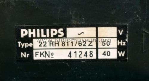 811 22RH811/62Z; Philips Finland - (ID = 2126022) Radio