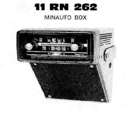 Minauto Box 11RN262; Philips France; (ID = 2678941) Car Radio