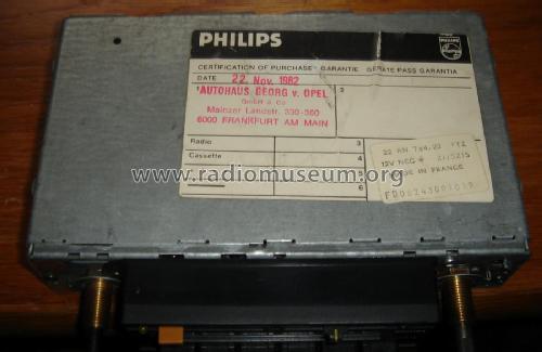 784 22AN784 /22; Philips France; (ID = 2148016) Car Radio