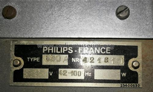 Super-Inductance 630A; Philips France; (ID = 2226107) Radio