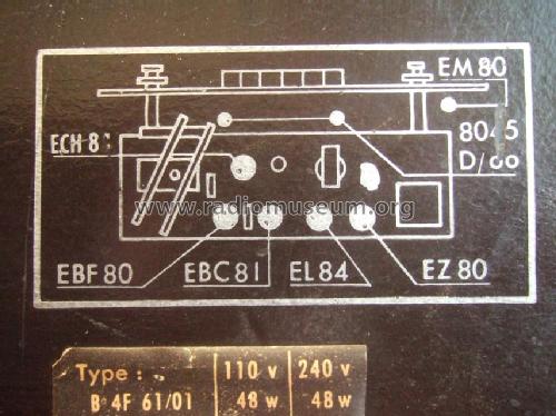 B4F61A /01; Philips France; (ID = 1407320) Radio