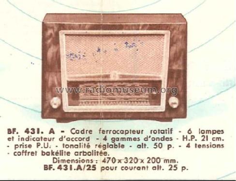 BF431A /25; Philips France; (ID = 2169911) Radio