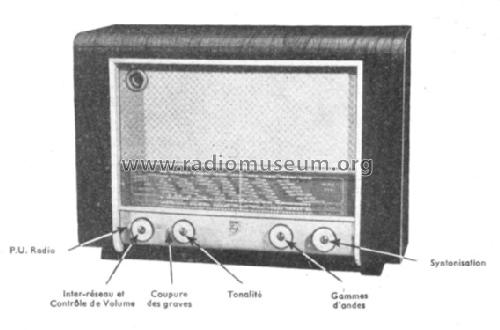 Caravelle BF523A; Philips France; (ID = 169703) Radio