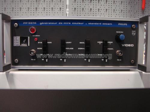 Générateur de mire couleur - Standard Secam PP5514 /01; Philips France; (ID = 2853092) Equipment