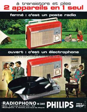 Radiophono H341; Philips France; (ID = 1616888) Radio