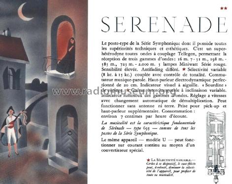 Sérénade 695A -20; Philips France; (ID = 2544028) Radio