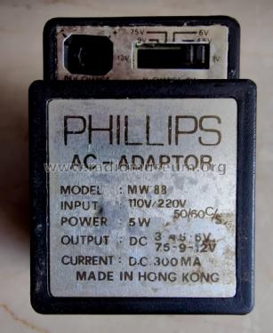 AC-Adaptor MW 88; Philips Hong Kong (ID = 3038594) A-courant