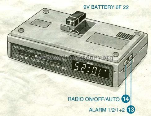 Clock Radio AJ 3280; Philips Hong Kong (ID = 580504) Radio