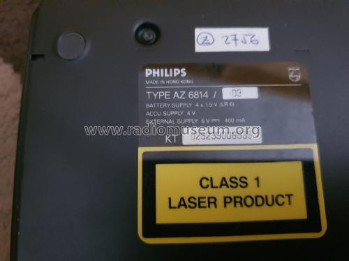Portable CD Player AZ 6814 /03; Philips Hong Kong (ID = 2949610) Enrég.-R