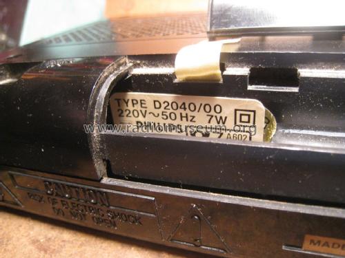 D2040/00; Philips Hong Kong (ID = 1980654) Radio