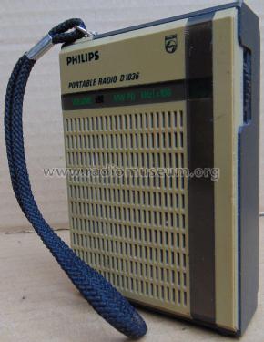 Portable AM Radio D1036/00; Philips Hong Kong (ID = 2842399) Radio