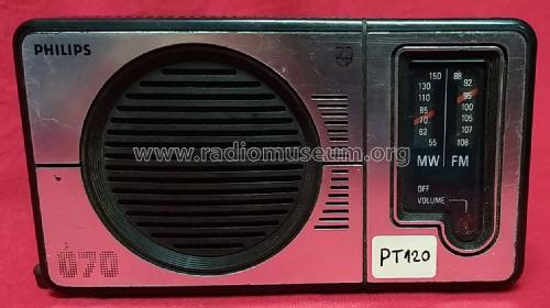 Radio AM/FM 070 90AL070 /01R; Philips Hong Kong (ID = 2959112) Radio