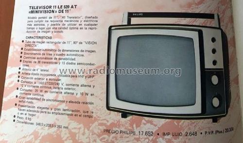 11LE520AT; Philips Ibérica, (ID = 3086969) Television