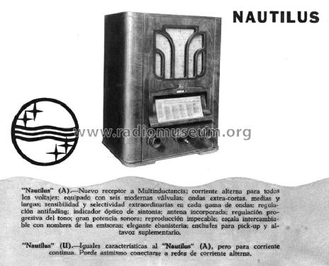 Nautilus 535U; Philips Ibérica, (ID = 2317129) Radio