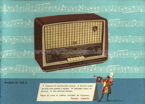 BE-562-A; Philips Ibérica, (ID = 3085573) Radio