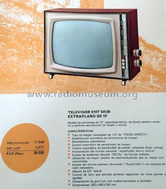 E19T541 /00; Philips Ibérica, (ID = 3086975) Television