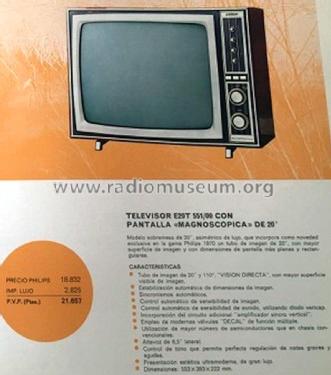 E20T551 /00; Philips Ibérica, (ID = 3086977) Television