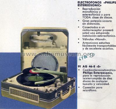 Electrófono 91-AG-46E Ch=AG-1014; Philips Ibérica, (ID = 3039278) R-Player