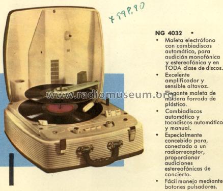 Electrófono NG-4032; Philips Ibérica, (ID = 3039281) R-Player