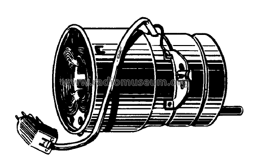 Unidad de desviación, yugo magnético- Deflection yoke AT-1005; Philips Ibérica, (ID = 2252280) Radio part