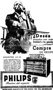 117X; Philips Ibérica, (ID = 1321970) Radio