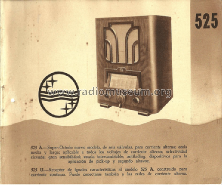 525A; Philips Ibérica, (ID = 1998032) Radio