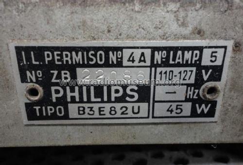 B3E82U; Philips Ibérica, (ID = 1031488) Radio