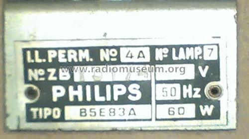 B5E83A; Philips Ibérica, (ID = 1712479) Radio