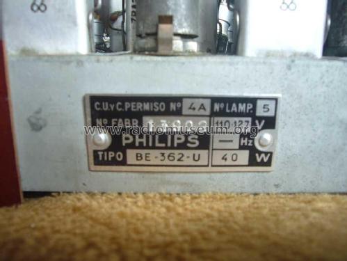 BE-362-U; Philips Ibérica, (ID = 1889864) Radio