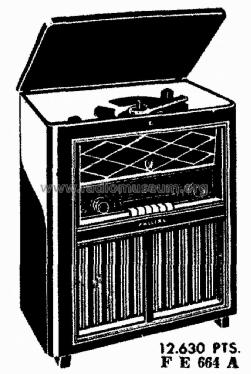 FE-664-A; Philips Ibérica, (ID = 1340471) Radio