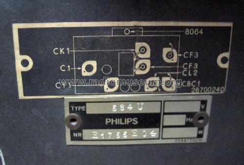 Receptodo 534-U; Philips Ibérica, (ID = 970932) Radio