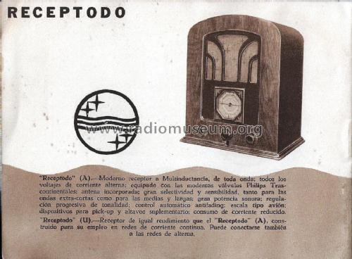 Receptodo 534-U; Philips Ibérica, (ID = 1878695) Radio