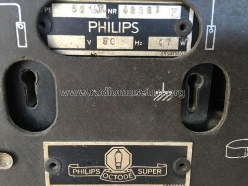 Super Octode 521AR; Philips Ibérica, (ID = 2007398) Radio