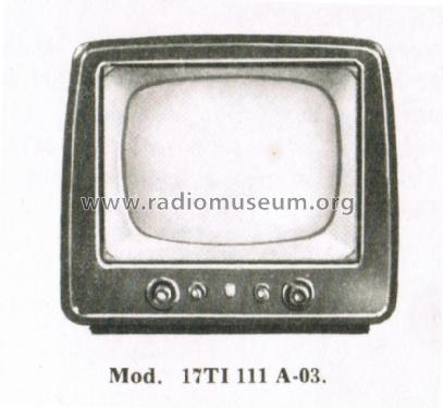 17TI111A /03; Philips Italy; (ID = 2938886) Television