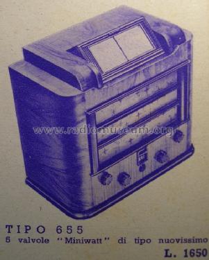 655M; Philips Italy; (ID = 743427) Radio