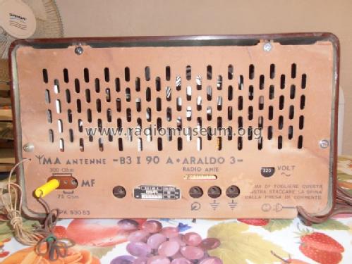 Araldo 3 B3I90A; Philips Italy; (ID = 1530742) Radio