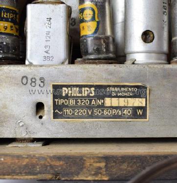 BI320A; Philips Italy; (ID = 2570592) Radio