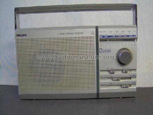 2-Band Portable Receiver D2100; Philips Italy; (ID = 1033069) Radio