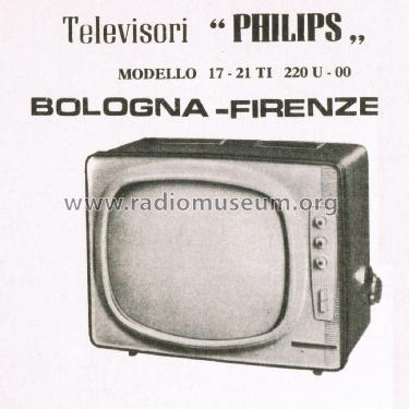 Firenze 21 TI 220U -00; Philips Italy; (ID = 2997107) Television