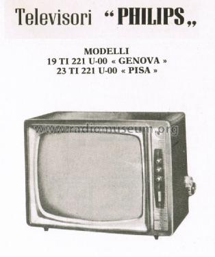 Genova 19 TI 221 U -00; Philips Italy; (ID = 2997432) Television