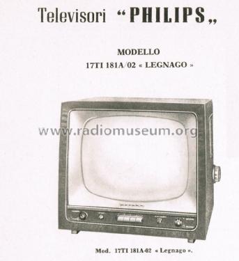 Legnago 17 TI 181A-02; Philips Italy; (ID = 2993393) Television