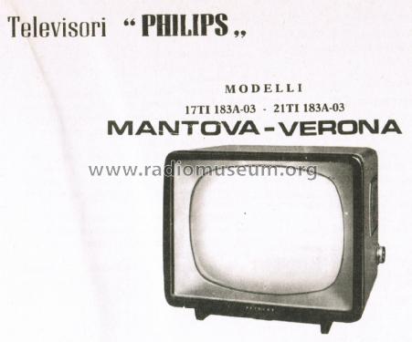 Mantova 17TI183A /02; Philips Italy; (ID = 2998661) Television